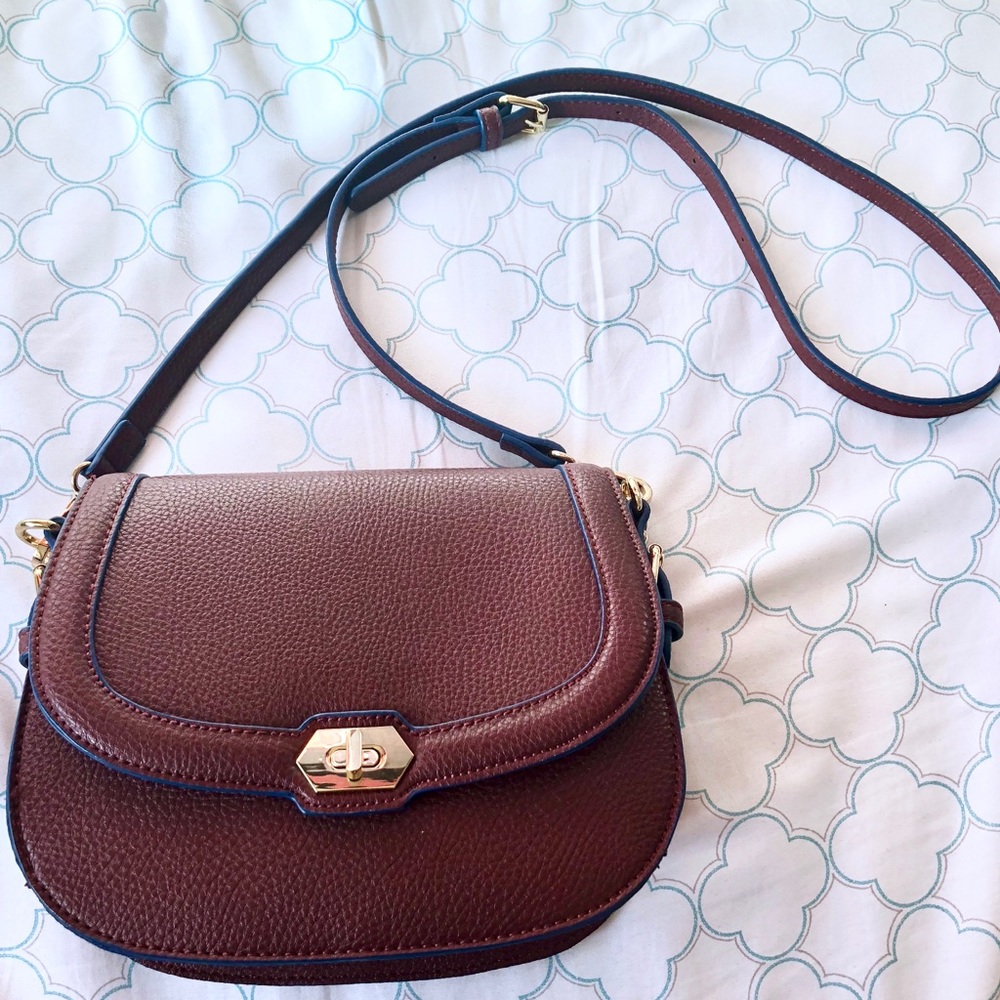 Charming Charlie Burgundy Dark Purple Purse